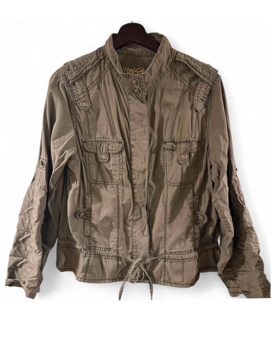 Mossimo Supply Co. Jackets & Blazers - Vintage Y2K Army Green Military Cotton Shirt Jacket Size Women’s XXL